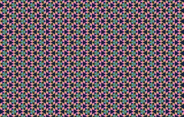 Tekrarlanan şekillerle soyut yaratıcı arkaplan