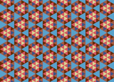 Tekrarlanan şekillerle soyut yaratıcı arkaplan