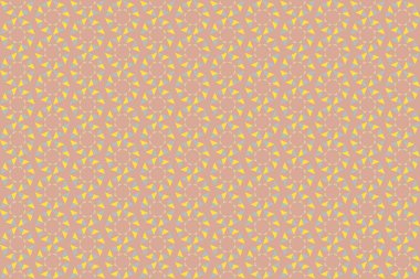 Tekrarlanan şekillerle soyut yaratıcı arkaplan