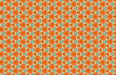 Altıgen desenli modern renkli arkaplan