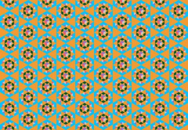 Altıgen desenli modern renkli arkaplan