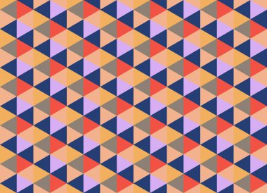 Altıgen desenli modern renkli arkaplan