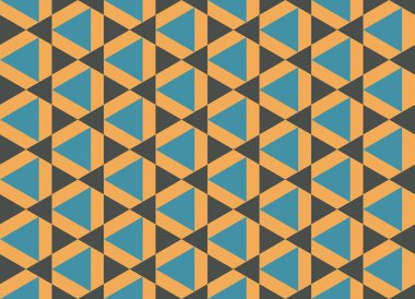 Altıgen desenli modern renkli arkaplan