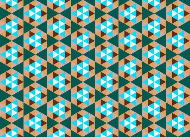 Altıgen desenli modern renkli arkaplan