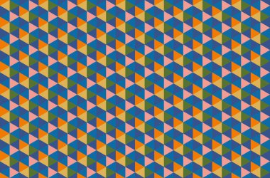 Altıgen desenli modern renkli arkaplan