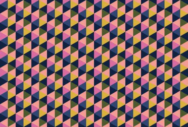 Altıgen desenli modern renkli arkaplan