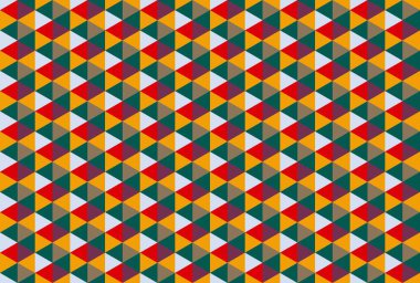 Tekrarlanan şekillerle soyut yaratıcı arkaplan