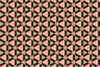 Tekrarlanan şekillerle soyut yaratıcı arkaplan