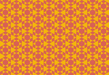 Altıgen desenli modern renkli arkaplan