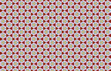 Altıgen desenli modern renkli arkaplan