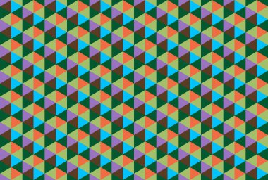 Altıgen desenli modern renkli arkaplan