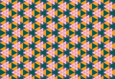 Altıgen desenli modern renkli arkaplan