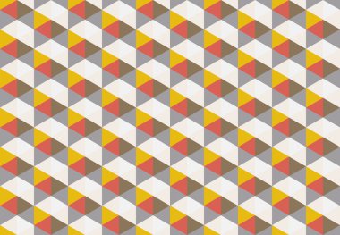 Altıgen desenli modern renkli arkaplan