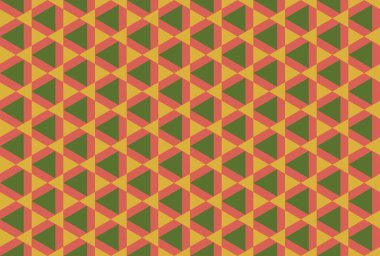 Altıgen desenli modern renkli arkaplan