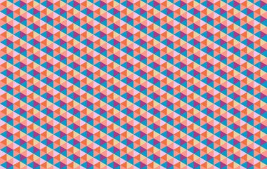 Altıgen desenli modern renkli arkaplan