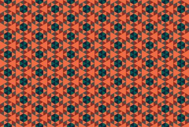 Altıgen desenli modern renkli arkaplan