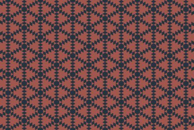 Tekrarlanan şekillerle soyut yaratıcı arkaplan