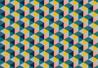 Geometrik elementlerle kusursuz soyut arkaplan