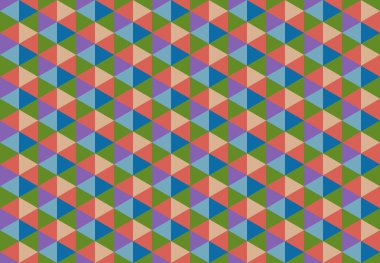 Altıgen desenli modern renkli arkaplan