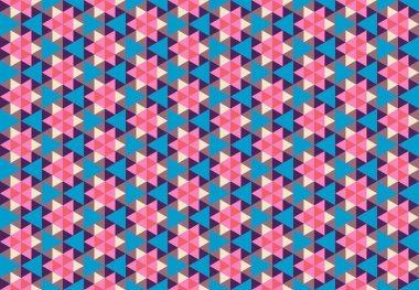 Altıgen desenli modern renkli arkaplan