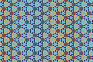 Tekrarlanan şekillerle soyut yaratıcı arkaplan