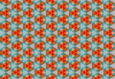 Tekrarlanan şekillerle soyut yaratıcı arkaplan