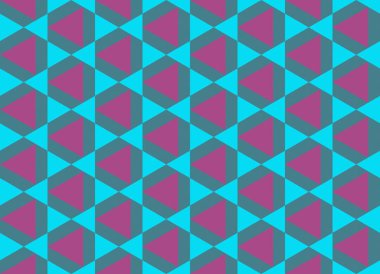 Altıgen desenli modern renkli arkaplan