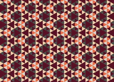 Altıgen desenli modern renkli arkaplan