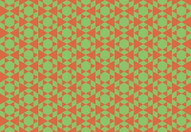 Tekrarlanan şekillerle soyut yaratıcı arkaplan