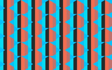 Tekrarlanan şekillerle soyut yaratıcı arkaplan