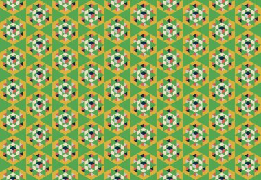 Tekrarlanan şekillerle soyut yaratıcı arkaplan