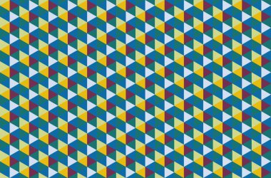 Tekrarlanan şekillerle soyut yaratıcı arkaplan