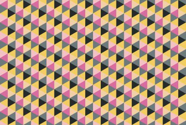 Altıgen desenli modern renkli arkaplan