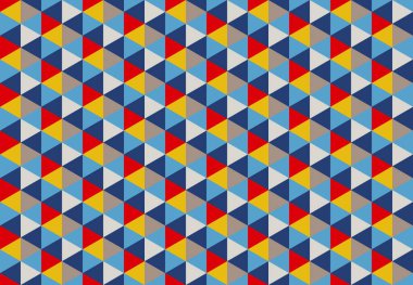 Altıgen desenli modern renkli arkaplan