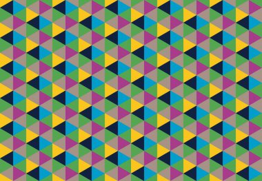 Altıgen desenli modern renkli arkaplan