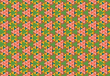 Altıgen desenli modern renkli arkaplan