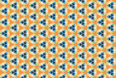 Altıgen desenli modern renkli arkaplan