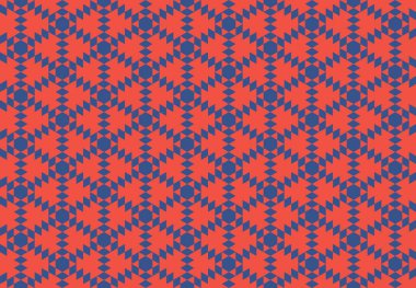 Tekrarlanan şekillerle soyut yaratıcı arkaplan