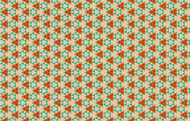 Altıgen desenli modern renkli arkaplan