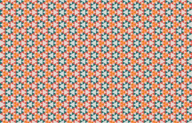 Tekrarlanan şekillerle soyut yaratıcı arkaplan