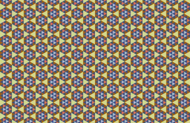 Tekrarlanan şekillerle soyut yaratıcı arkaplan