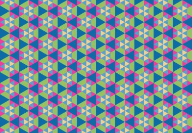 Altıgen desenli modern renkli arkaplan