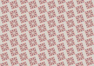 Tekrarlanan şekillerle soyut yaratıcı arkaplan