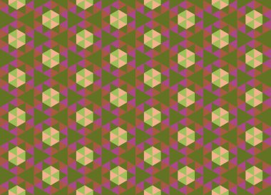 Geometrik elementlerle kusursuz soyut arkaplan