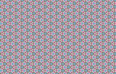 Altıgen desenli modern renkli arkaplan