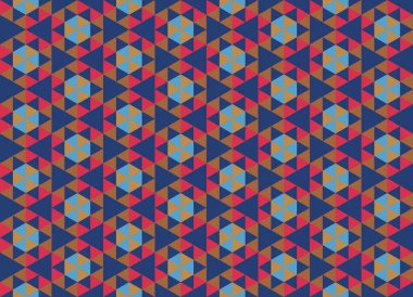 Tekrarlanan şekillerle soyut yaratıcı arkaplan