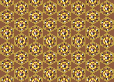 Tekrarlanan şekillerle soyut yaratıcı arkaplan