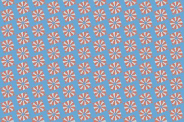 Tekrarlanan şekillerle soyut yaratıcı arkaplan