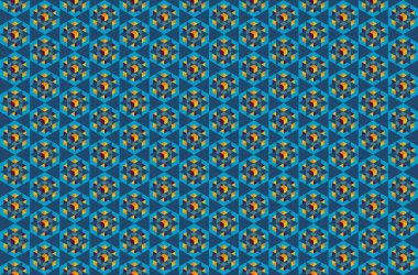 Geometrik elementlerle kusursuz soyut arkaplan