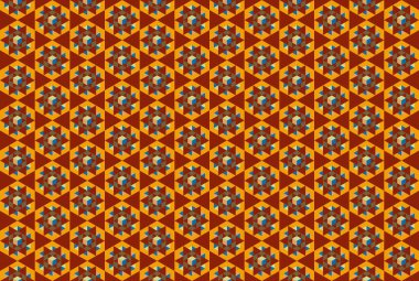 Tekrarlanan şekillerle soyut yaratıcı arkaplan